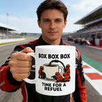🏎️ 🏁Box Box Box ! Mug « Time For A Refuel » - Le cadeau idéal pour les amateurs de Formule 1
