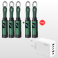 💐50% DE RÉDUCTION🔌Câble de charge 4 en 1 avec affichage numérique et anneau porte-clés – charge rapide, résistant aux nœuds et compact⚡🔑