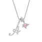 💖Dernier jour : 50 % de réduction ✨ Collier avec pendentif lettre de A à Z et trois breloques🎀