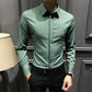 Chemise boutonnée infroissable pour hommes