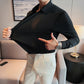 Chemise boutonnée infroissable pour hommes