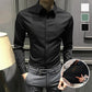 Chemise boutonnée infroissable pour hommes