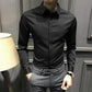 Chemise boutonnée infroissable pour hommes