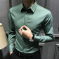 Chemise boutonnée infroissable pour hommes