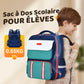 Sac à dos scolaire grande capacité pour élève