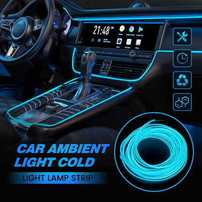🚗 50 % DE RÉDUCTION 🌈 Guirlandes lumineuses flexibles pour voiture, découpables de 1 à 3 m, 9 couleurs ✨