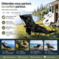 🪑 64% DE RABATT ! 🌿 Trgbarer verstellbarer Klappstuhl für Außenbereich – Léger, stable et pratique – Idéal pour le jardin, le camping, la plage ou la terrasse – un transport et une construction simples 🏕️✨