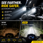 🏍️ Projecteurs LED universels pour moto – Double faisceau et étanches en toutes conditions météorologiques 💡