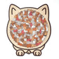 🎅Soldes de Noël 50% de réduction🐱Puzzle en bois représentant un chat aux couleurs Morandi, 135 pièces🎁