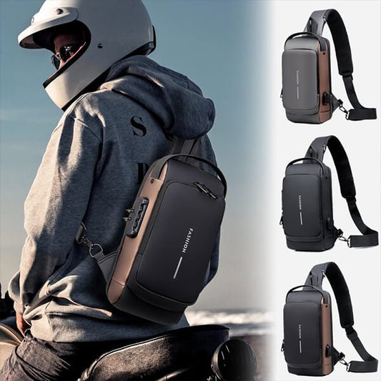 Sac de sport à bandoulière antivol avec chargeur USB (Livraison gratuite)