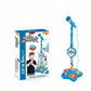 Microphone jouet, machine à karaoké jouet avec lumière, machine à chanter jouet, jouet musical pour enfants, cadeau d'anniversaire pour filles