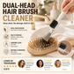 ✨🧹Outil 2-en-1 pour nettoyer les brosses à cheveux💇‍♀️, peigne multi-usage pour retirer les cheveux, avec picots en acier inoxydable et brosse à poils durs