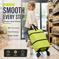 🛒🔥 Chariot de courses 2 en 1 pliable léger et résistant, transport facile pour supermarché et déplacement quotidien ✨