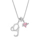 💖Dernier jour : 50 % de réduction ✨ Collier avec pendentif lettre de A à Z et trois breloques🎀