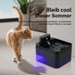 Fontaine automatique pour chats 2,2 L Fontaine à boire pour animaux domestiques fonctionnant sur piles, avec capteur de mouvement, conception sans fil et silencieuse pour chiens et chats #TOP-SÉLECTION