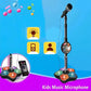 Microphone jouet, machine à karaoké jouet avec lumière, machine à chanter jouet, jouet musical pour enfants, cadeau d'anniversaire pour filles
