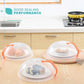 Couvercle pour assiette micro-ondes