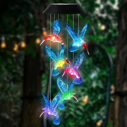 🦋 Embellissez votre jardin - ✨Carillon éolien créatif en forme d'oiseau