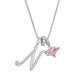 💖Dernier jour : 50 % de réduction ✨ Collier avec pendentif lettre de A à Z et trois breloques🎀