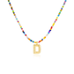 💜DERNIER JOUR DE LA PROMOTION - 50 % DE RÉDUCTION💜 Collier à lettres en perles pour femmes🔤A-