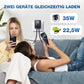 Station de recharge rapide USB-C avec câble rétractable – Utilisation universelleStation de recharge rapide USB-C avec câble rétractable – Utilisation universelle
