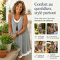 ⏰Dernier jour des soldes : 50 % de réduction 💃Robe débardeur deux pièces décontractée et ample sans manches pour femme