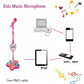 Microphone jouet, machine à karaoké jouet avec lumière, machine à chanter jouet, jouet musical pour enfants, cadeau d'anniversaire pour filles