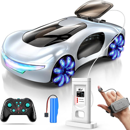 💎 Véhicule RC Futuriste - Rotation 360° & Mouvement Latéral | Design Concept-Car Avancé