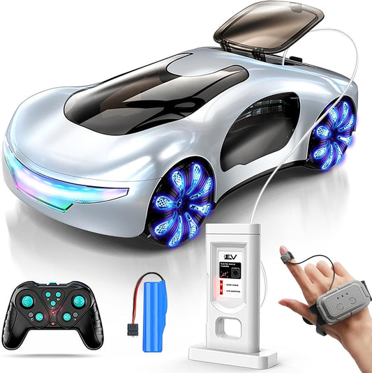 💎 Véhicule RC Futuriste - Rotation 360° & Mouvement Latéral | Design Concept-Car Avancé