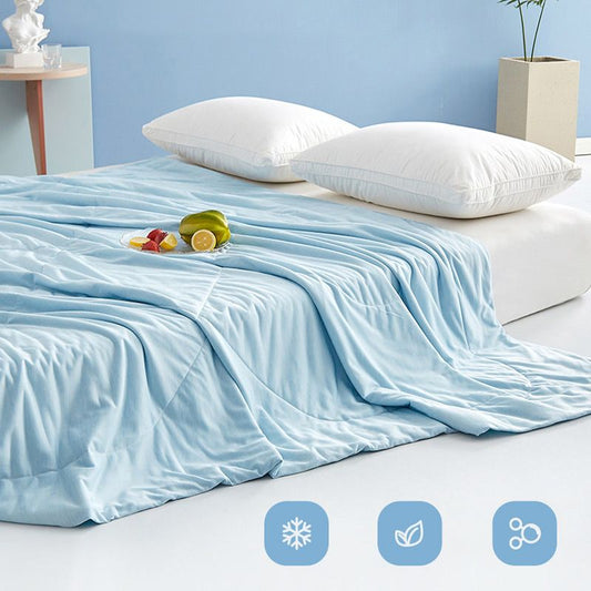❄️Offres d'été💕Couette en Soie Glacée pour la Climatisation d'Été