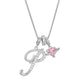 💖Dernier jour : 50 % de réduction ✨ Collier avec pendentif lettre de A à Z et trois breloques🎀
