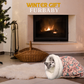🐾 50 % DE RÉDUCTION EN CE MOMENT ! 🛏️ Nid douillet pour chats et chiens – peluche ultra-douce, chaleur à 360°, lavable en machine. 💚