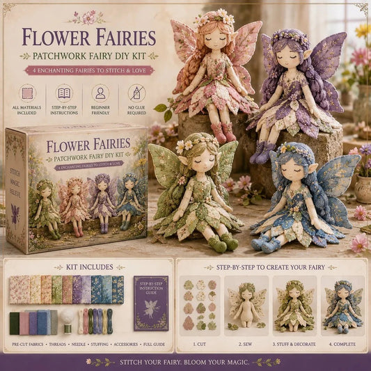 🔥DERNIER JOUR : 49 % DE RÉDUCTION🧵Collection DIY Fairy Patchwork