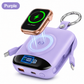 ⌚🔋 Batterie externe pour montre connectée – chargeur sans fil, 10 000 mAh, compacte et élégante !