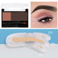 🌸 Palette de poudres à sourcils bicolore et tampon réglabl
