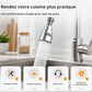 Rallonge de robinet anti-éclaboussures avec 9 joints pour évier de cuisine et de salle de bain