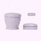 Gobelet de voyage pliable en silicone avec couvercle