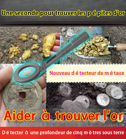 🤩Détecteur de métaux haute sensibilité - 5 modes, écran LCD et capacités d'identification avancées, conçu pour la chasse aux trésors et aux pièces de monnaie