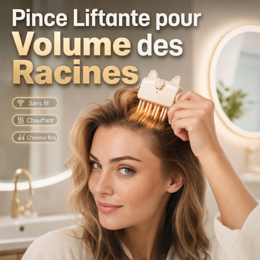 🎉Plus de 48 000 exemplaires vendus 💇 Pince chauffante sans fil pour donner du volume à la racine, pour cheveux fins et plats