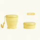 Gobelet de voyage pliable en silicone avec couvercle