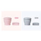 Gobelet de voyage pliable en silicone avec couvercle