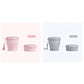 Gobelet de voyage pliable en silicone avec couvercle