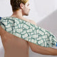 Brosse exfoliante double face pour le dos avec poignée