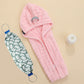 Brosse exfoliante double face pour le dos avec poignée