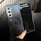 Coque magnétique givrée galvanisée pour Samsung Fold Series