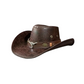🤠 PROMO LIMITÉE 50% DE RÉDUCTION ! ☀️ Chapeau Cowboy Anti-UV Respirant – Large Visière, Détails Rivets, Taille Unique 🏕️