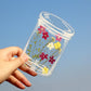 Lot de 20 marque-pages transparents avec fleurs séchées - Marque-pages à faire soi-même pour offrir en cadeau