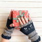 🎁 Promotion du dernier jour 50% DE RÉDUCTION 🐱 Gants tricotés pour femmes avec motif chat — Pour des mains au chaud et des doigts libres 🧶