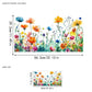 💐Autocollant de fenêtre de bouquet floral coloré🖼️ (coupable à la taille librement)
