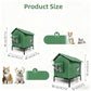 🐱 PROMO LIMITÉE 50% DE RÉDUCTION ! ✨ Maison pour Chat d‘Extérieur surélevée – Imperméable, Isolante, Stable et Pliable 🌧️